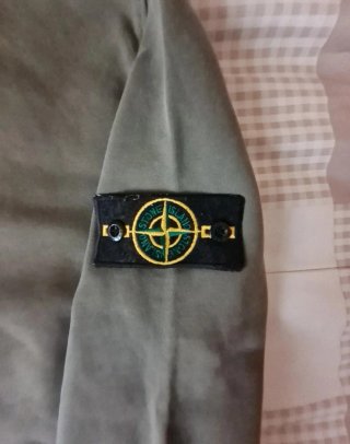 Stone Island Felpa Girocollo Verde Oliva