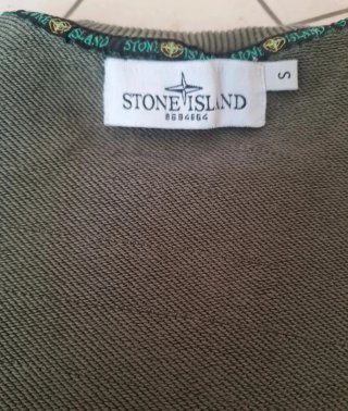 Stone Island Felpa Girocollo Verde Oliva