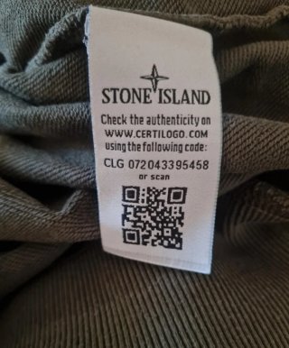 Stone Island Felpa Girocollo Verde Oliva