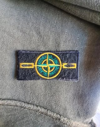 Stone Island Felpa Girocollo Verde Oliva