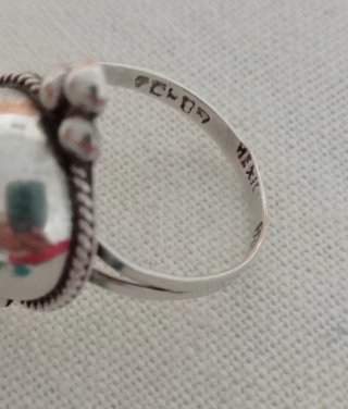 Anillo vintage cúpula.