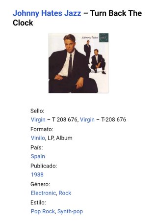 Vinilo Johnny Hates Jazz