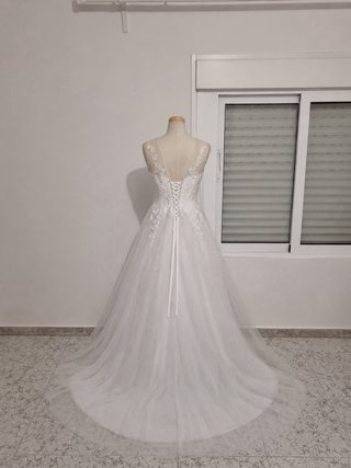 Vestido de Novia Blanco+velo
