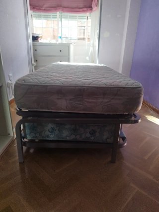 Cama nido metálica + 2 colchones 183cm x 90 cm