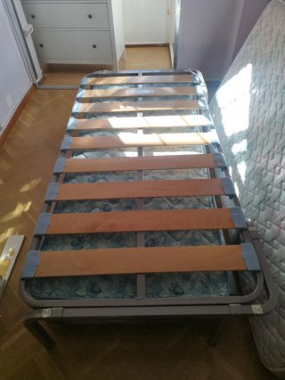Cama nido metálica + 2 colchones 183cm x 90 cm