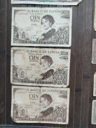 Lote Billetes Españoles Antiguos