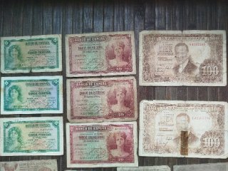 Lote Billetes Españoles Antiguos
