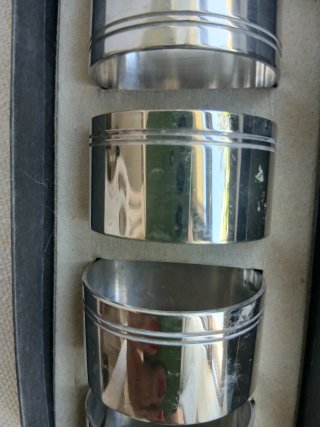 Set 6 Porta Servilletas Metal