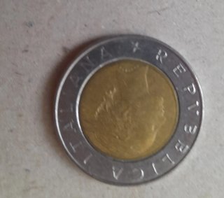 500 Lire Bimetallica centenario Banca d'Italia
