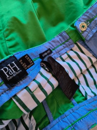 Pedro del Hierro.Pantalón Corto Verde