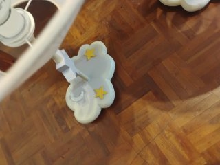 2 Lámparas Infantiles Nube y Estrella