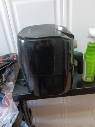Freidora de aire negra
