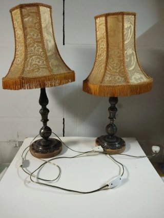 Lámparas de mesa vintage (2 unidades)