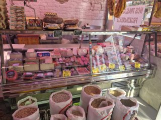 Mostrador de carnicería refrigerado