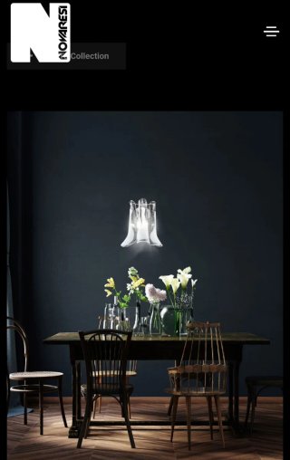 Coppia di Applique Novaresi Murano Tulipani