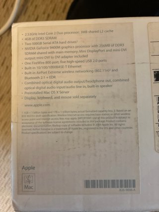 Mac Mini Server 1TB Apple