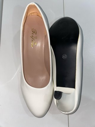 Sandalias de tacón Feifan blancas