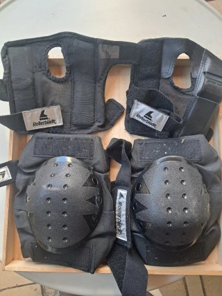 Pack Protecciones Rollerblade Rodilleras Muñequera