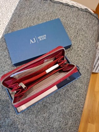 Portafoglio Armani Jeans Donna Rosso