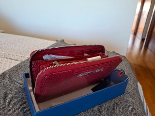 Portafoglio Armani Jeans Donna Rosso