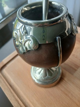 Mate de Calabaza y Alpaca Argentino