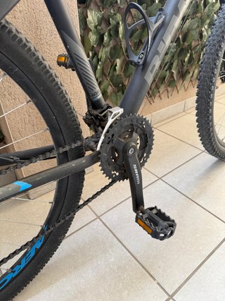 Bicicleta de Montaña Negra Btwin Talla L