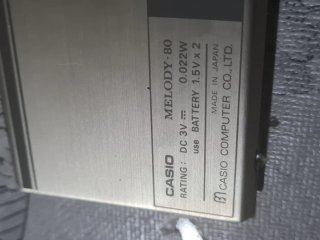 Calculadora casio Melody 80