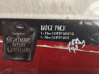 Pack 5 Chapas Pesadilla Antes de Navidad