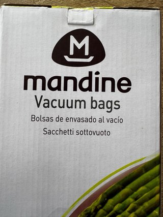 Envasadora al vacío y rollo de bolsas