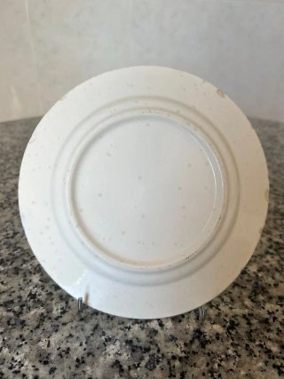 4 Piatti da Dessert in Ceramica Bianca e Blu | Nuovi