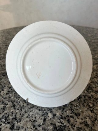 4 Piatti da Dessert in Ceramica Bianca e Blu | Nuovi