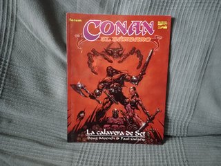 Comic CONAN EL BARBARO LA CALAVERA DE SET