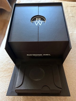 Reloj Raymond Weil Hombre Negro/Plata