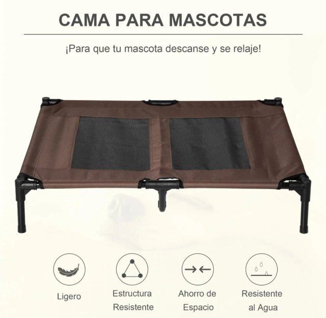 Cama para mascotas con malla transpirable