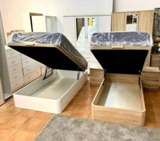 Letto a castello con contenitore incluso