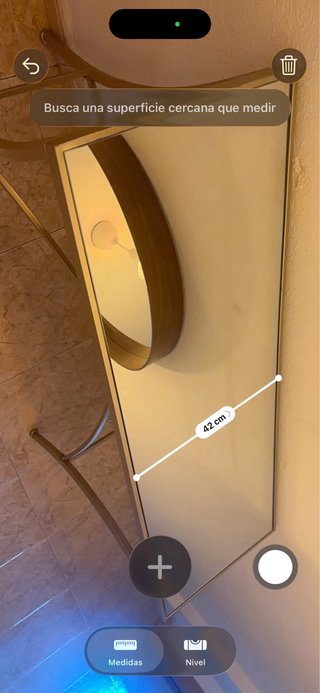 Mesa consola forja dorada y cristal