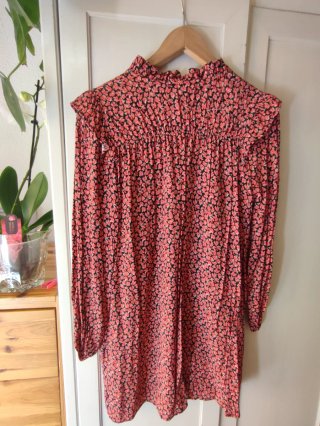 Vestito Zara a manica lunga con stampa floreale