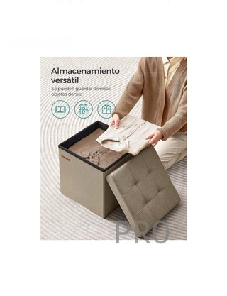 Puff Almacenaje 38 cm, Baule di Stoccaggio