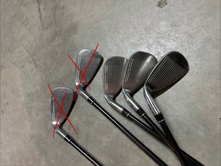Hierros Taylormade RAC OS 8, 9 y P