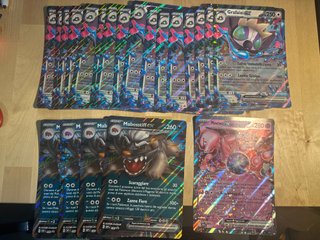Lotto carte Pokemon varie , Promo , Fuoriserie ,EX