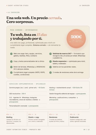 Diseño web + IA integrada · Barcelona