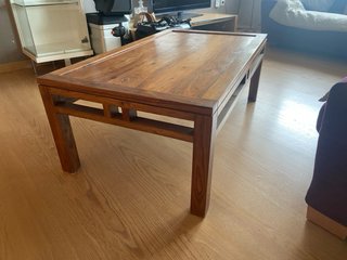 Tavolo da salotto rustico in legno