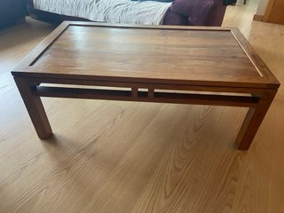 Tavolo da salotto rustico in legno