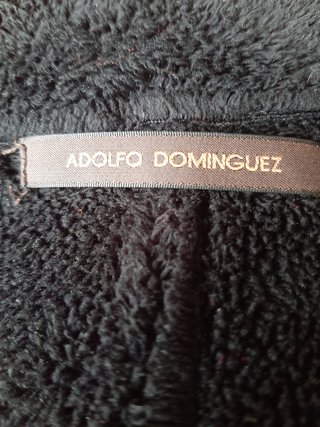 Chaquetón Adolfo Dominguez Talla 48 Negro