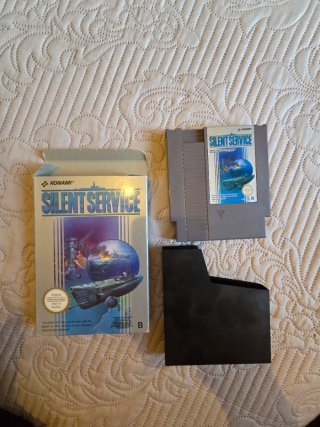 Juego NES Silent Service Konami