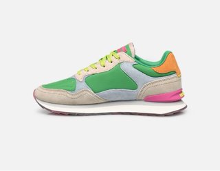 Zapatillas HOFF verdes y naranjas