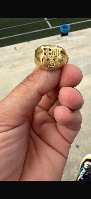Anillo Barça 18k 12.10g