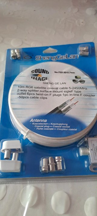 Cavo TV RG6 Sheng Ge Lan 10m