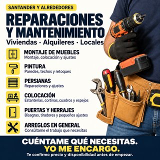 Reparaciones y montajes rápidos a domicilio