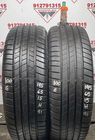 195 65 15 H BRIDGESTONE RUEDA AL 90% VIDA UTIL